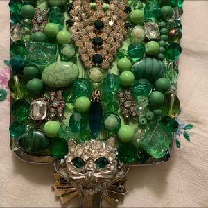 Vintage hand held mirror